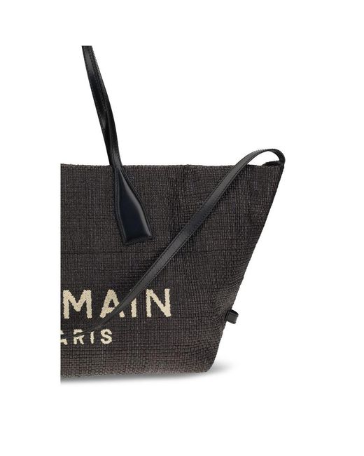 Balmain Black Shoulder Bags