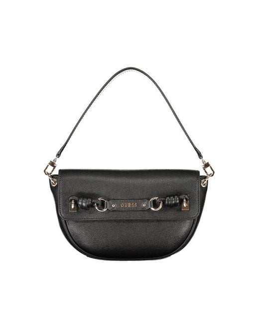 Guess Black Polyurethane Bag