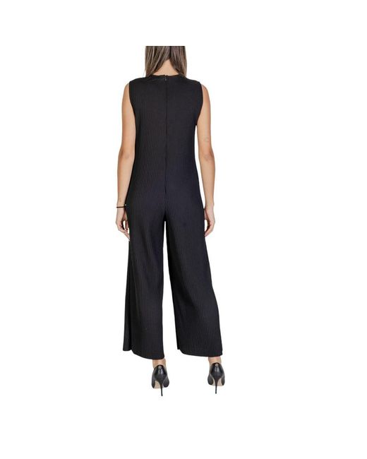 Sandro Ferrone Black Polyester Rompers