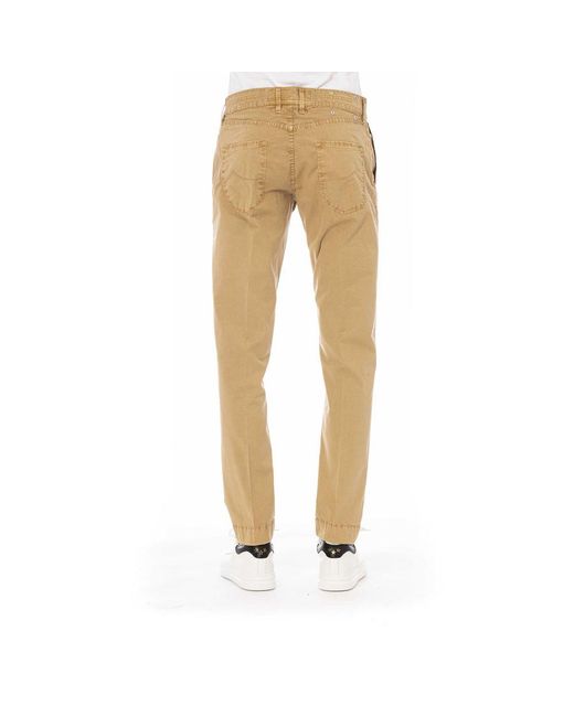 Jacob Cohen Natural Beige Cotton Jeans & Pant for men