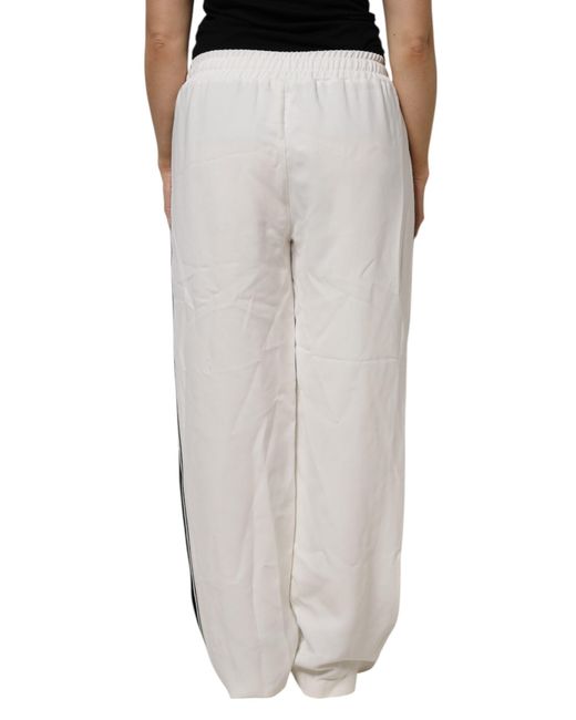 Dolce & Gabbana Gray White Jogger Sweatpants Pants for men