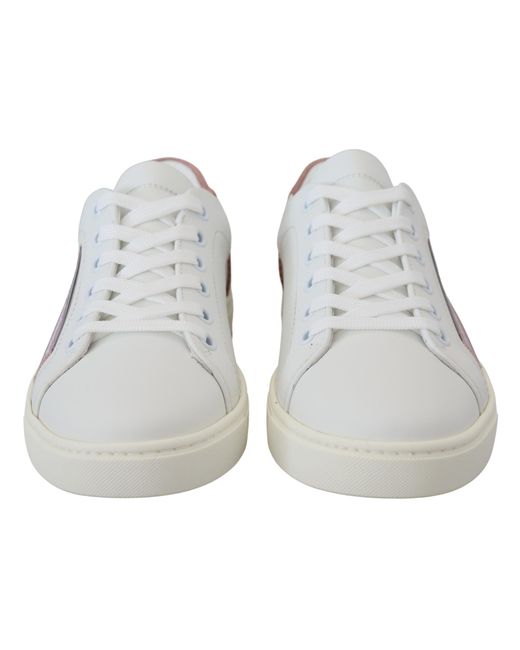 Dolce & Gabbana Black Chic Leather Low-Top Sneakers