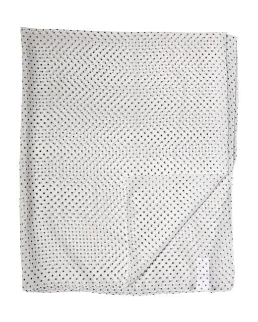 Dolce & Gabbana Metallic Polka Dot Polyester Shawl Scarf