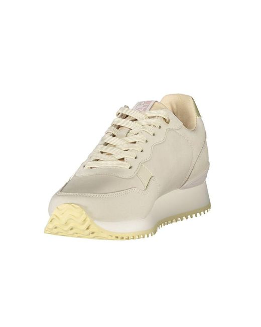 Napapijri Natural Pink Polyester 's Sneaker
