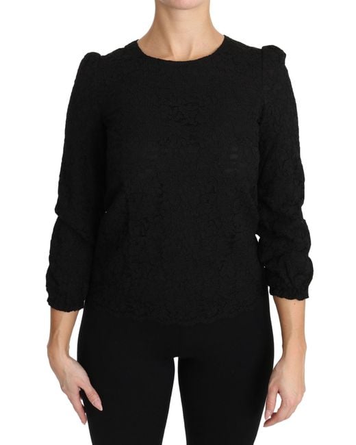 Dolce & Gabbana Black Blouse