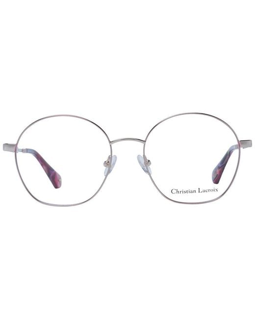 Christian Lacroix Metallic Stainless Steel Glasses (Frames)