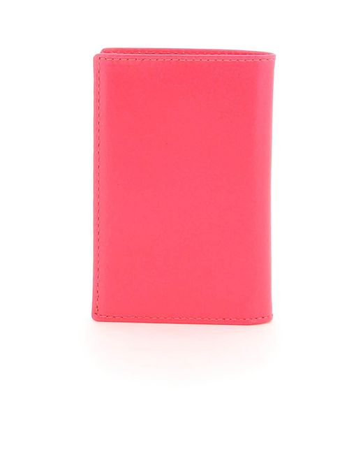 Comme des Garçons Pink Super Fluo Wallet for men
