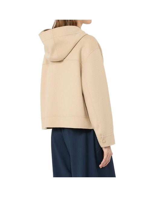 Max Mara Natural Beige Polyamide Jacket