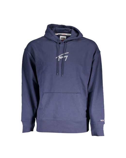 Tommy Hilfiger Blue Chic Embroidered Hoodie for men