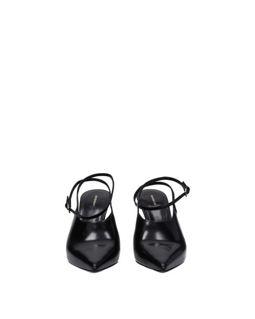 Givenchy Black Leather High Heel Pumps for men