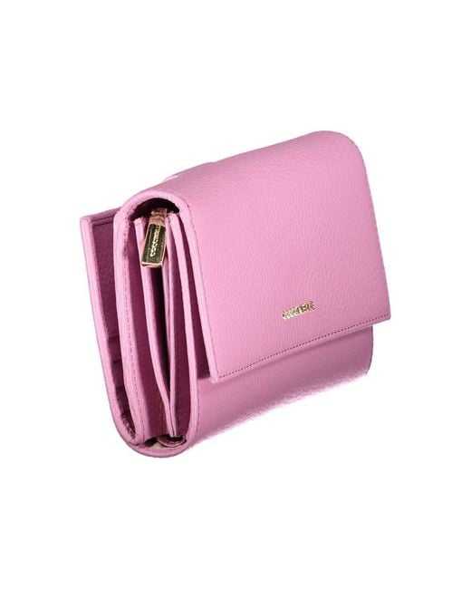 Coccinelle Pink Viola Leather Woman Wallet