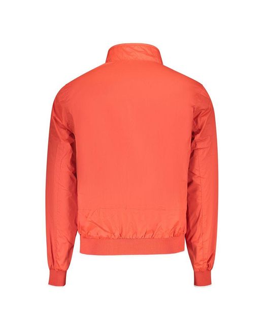 North Sails Orange Red Polyester Men's Jacket for men
