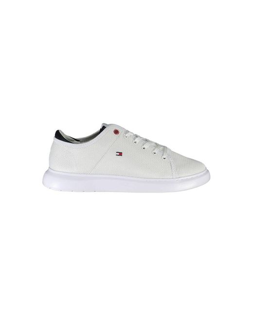 Tommy Hilfiger White Polyester Sneaker for men
