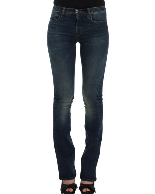 CoSTUME NATIONAL Blue Straight Leg Jeans