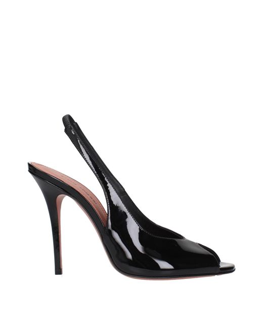 AMINA MUADDI Black Kristina Sandals Donna Vernice