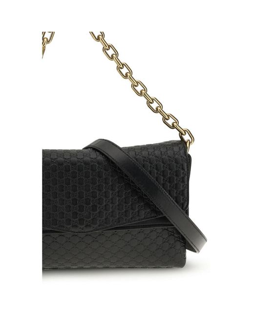 Gucci Black Medium Chain Shoulder Bag