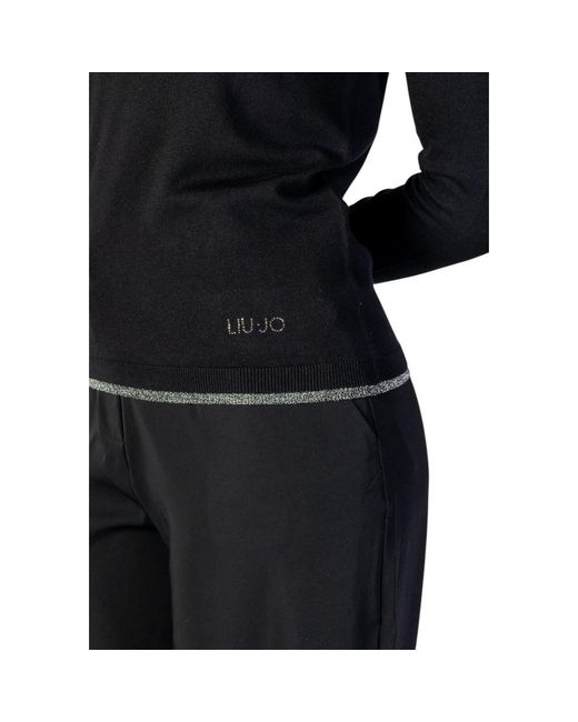 Liu Jo Black Viscose Tops & T-Shirt