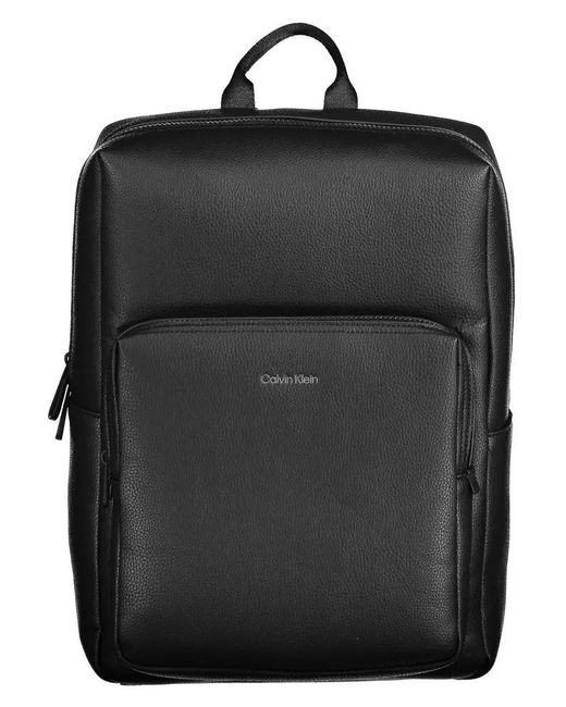 Calvin Klein Black Polyester Backpack for men