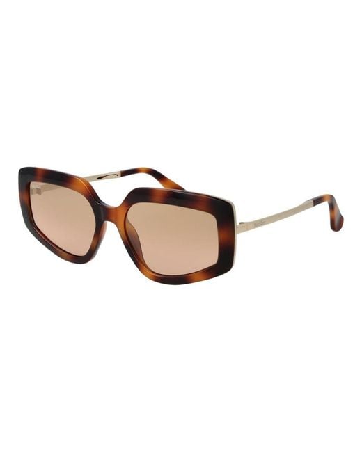 Max Mara Brown Plastic Sunglasses