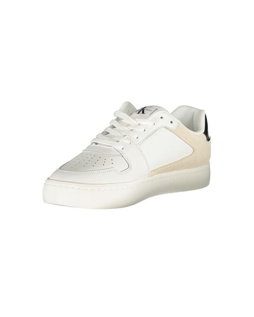 Calvin Klein White Court Sneaker Ym0Ym00056