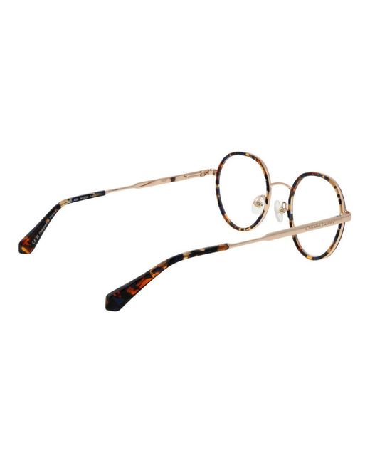 Christian Lacroix Metallic Gold Metal & Plastic Glasses (frames)