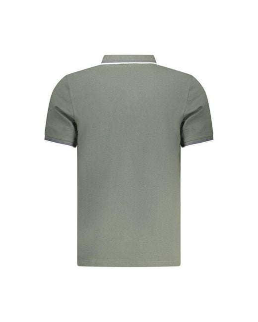 North Sails Green Verde Cotton Men Polo for men