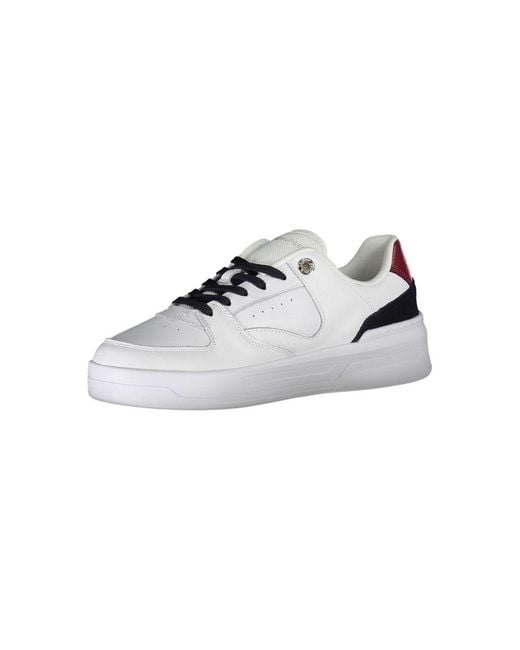 Tommy Hilfiger White Bianco Leather Sneaker