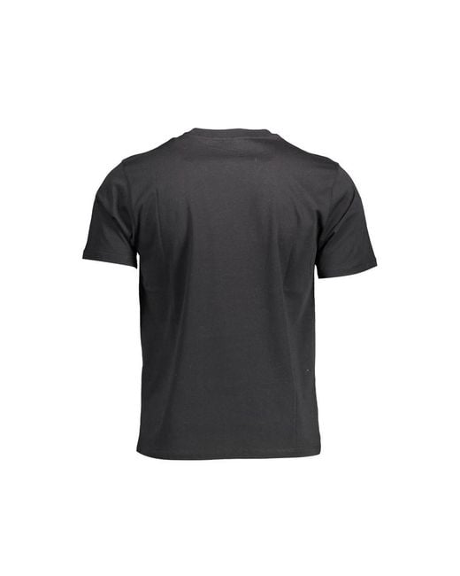 North Sails Black Cotton Men's T for men