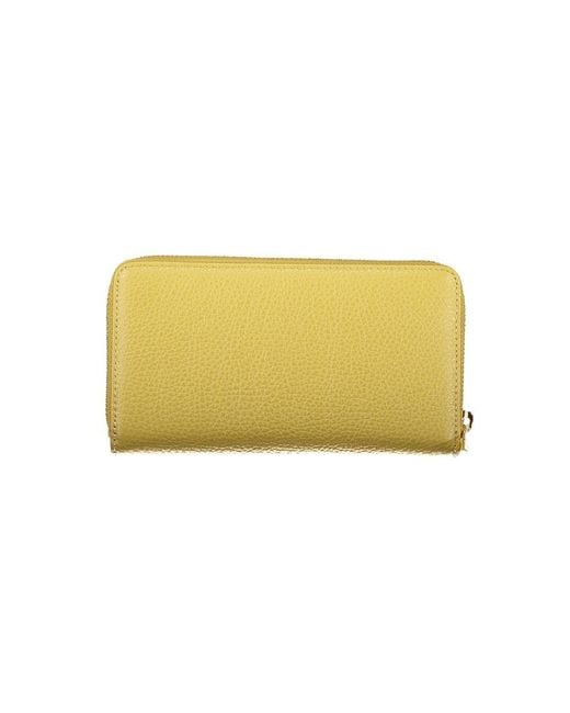 Coccinelle Yellow Verde Pelle Wallet