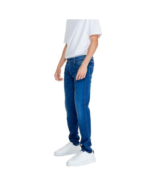 Replay Blue Cotton Jeans & Pant for men