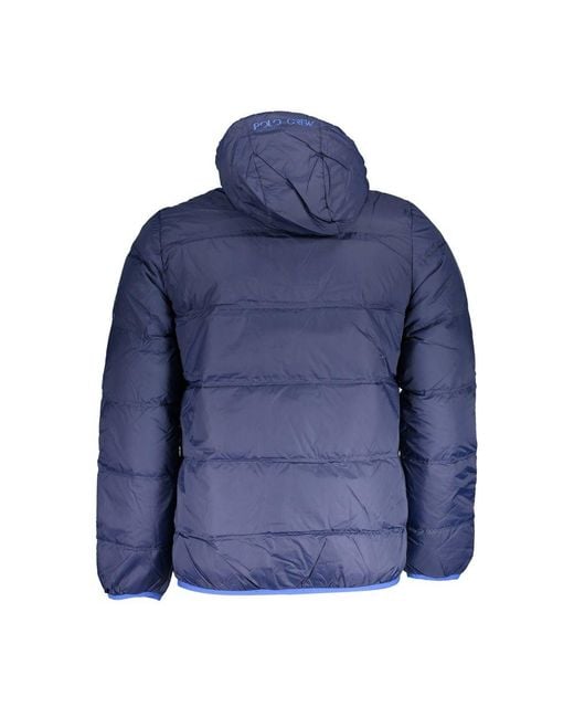 La Martina Blue Blu Polyamide Jacket for men