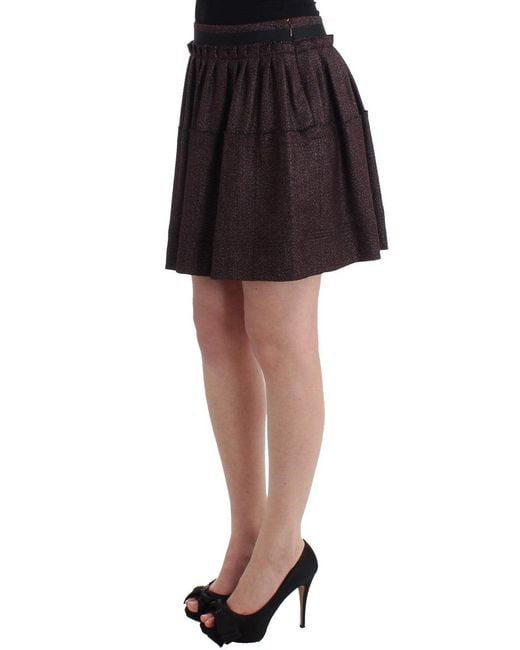 Gianfranco Ferré Multicolor Short Flannel Skirt