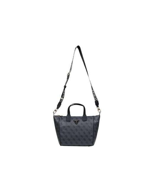 Guess Black Gray Polyethylene Handbag