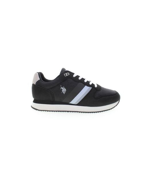 U.S. POLO ASSN. Black U. S. Polo Assn. Polyester Sneaker for men