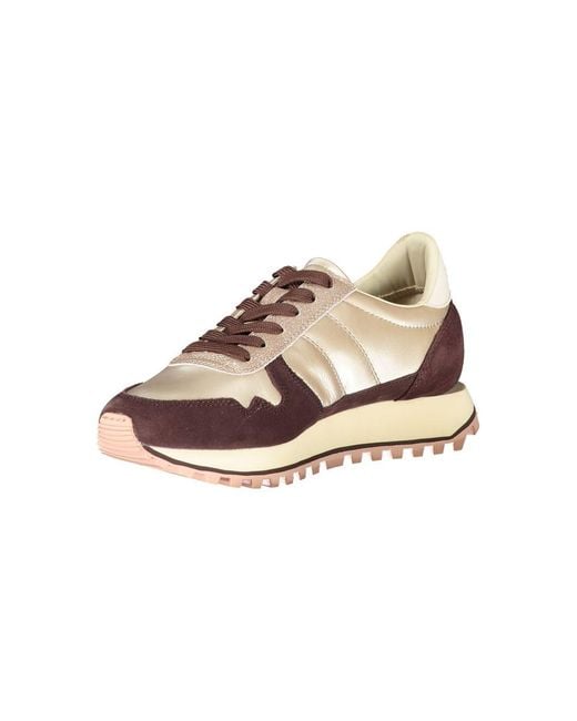 Blauer Pink Beige Leather Sneaker
