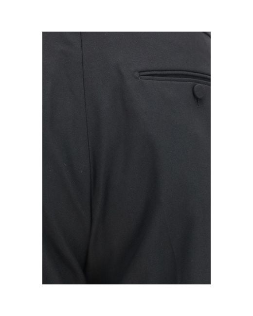 Tom Ford Blue Black Wool Oves Aries Dress Pants for men