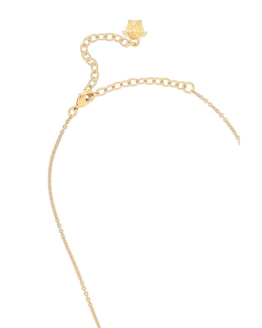 Versace White "Medusa '95 Pendant Necklace for men