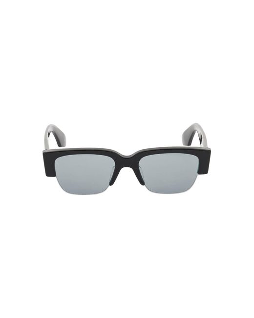 Alexander McQueen Black Sunglasses With Graffiti Logo for men