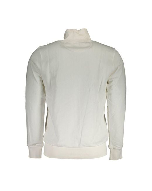 La Martina Gray Cotton Sweater for men