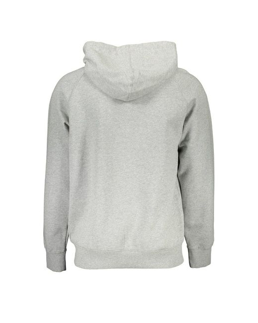 Timberland Gray Cozy Organic Cotton Hooded Sweatshirt for men