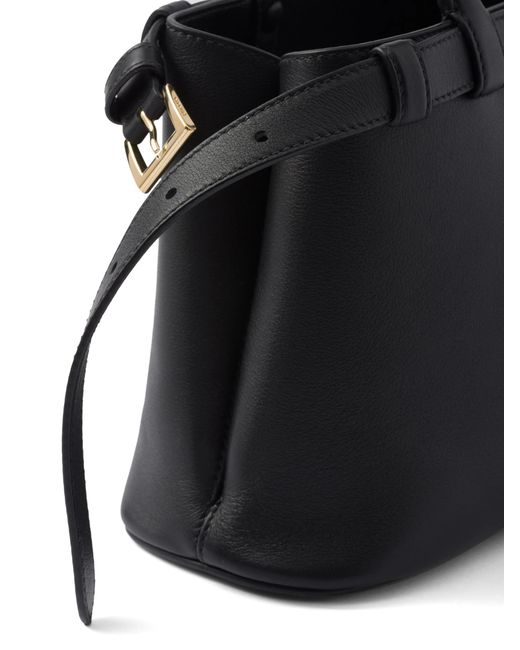 Prada Black Small Belted Leather Two