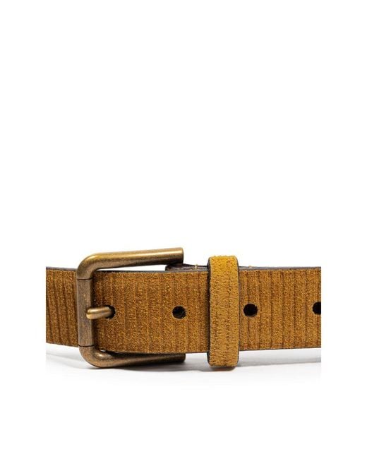 Dolce & Gabbana Brown Leather Regular Belt for men