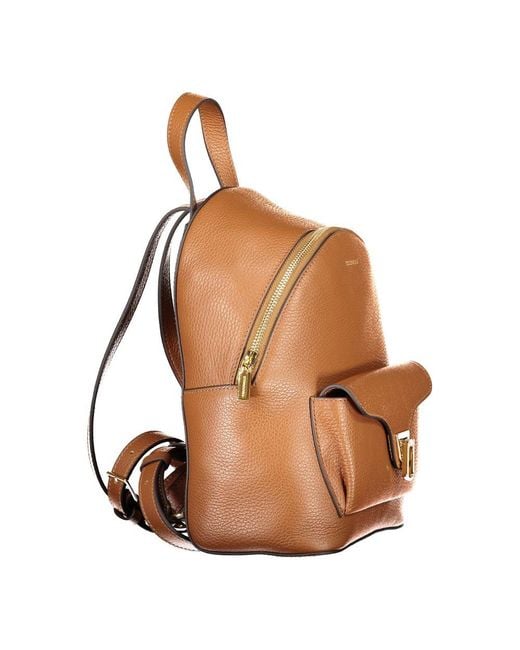 Coccinelle Brown Leather Backpack