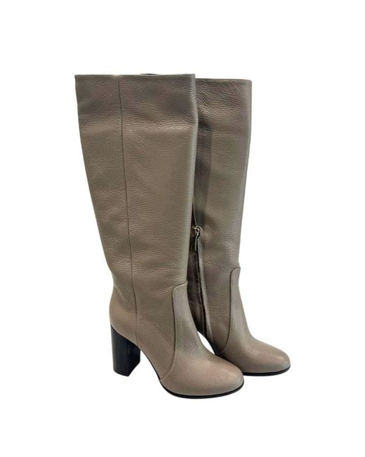 Borbonese Brown Leather Boot