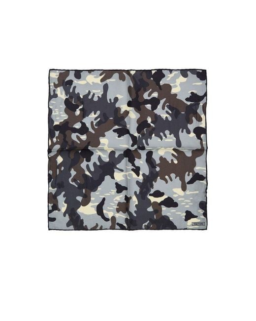 Tom Ford Black Silk Pocket Square for men