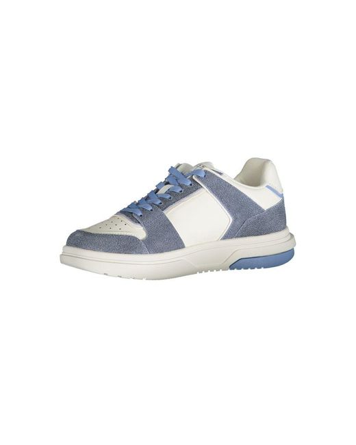 Tommy Hilfiger Light Blue Polyester Sneaker