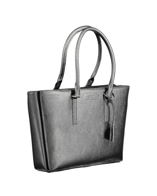Calvin Klein Black Polyethylene Handbag