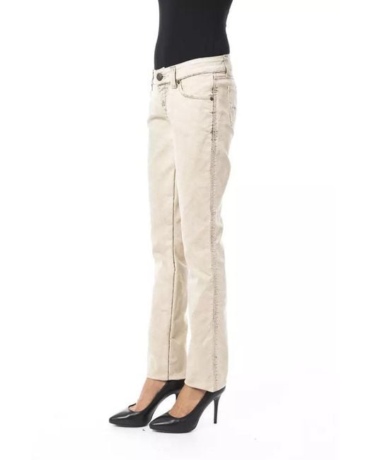Byblos Natural Chic Slim Fit Artisanal Jeans