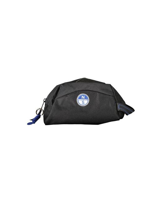 North Sails Black Polyester Men Beauty Case for men