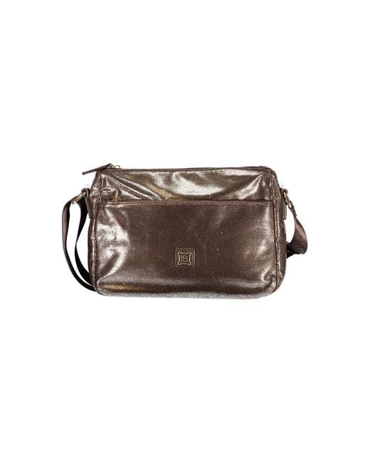 Laura Biagiotti Brown Bronzo Polyester 's Shoulder Bag